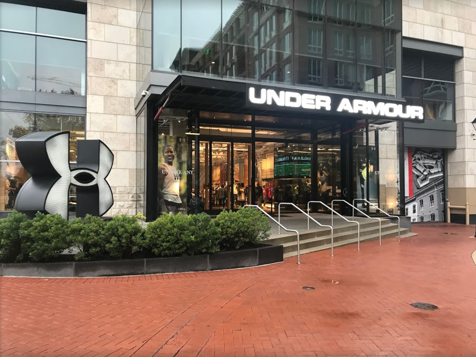 Under Armour storefront. Your local Sports Apparel, Shoes, & Accessories in Baltimore, MD